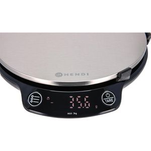 Produktbild für Küchenwaage Hendi 580011, mit Tara-Funktion, Teilung 0,1 g
