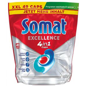 Produktbild für Spülmaschinentabs Somat Excellence 4in1 Caps, All-in-One