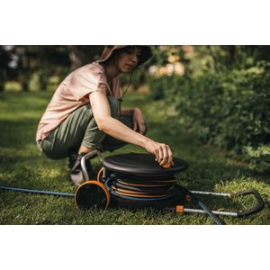 Produktbild für Schlauchwagen Fiskars Comfort Waterwheel M