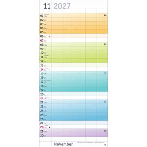 Produktbild für Familienplaner Heye 22735, Bunte Wochen, Jahr 2027
