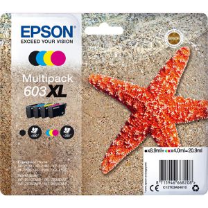 Produktbild für Tinte Epson 603XL C13T03A640 Seestern, Multipack