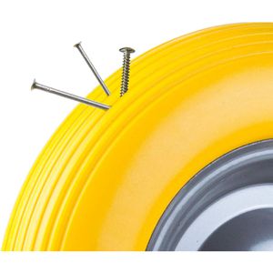 Produktbild für Schubkarrenrad Grafner 4.80/4.00-8, pannensicher Vollgummi