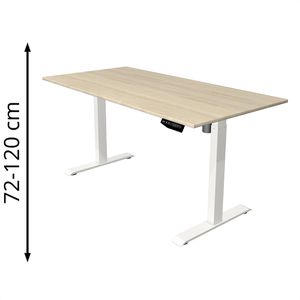 Schreibtisch Kerkmann Move 1, ahorn / weiß