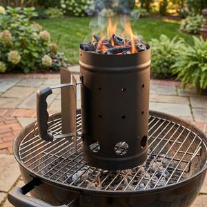 Produktbild für Anzündkamin Relaxdays Grillkohleanzünder