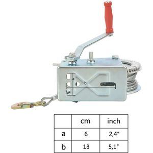 Produktbild für Seilwinde vidaXL 143997, Handseilwinde