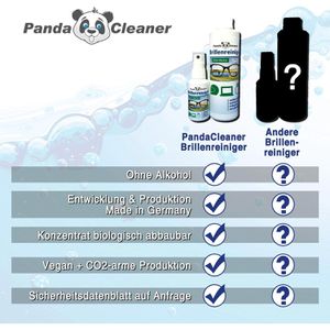 Produktbild für Brillenreiniger PandaCleaner alkoholfrei