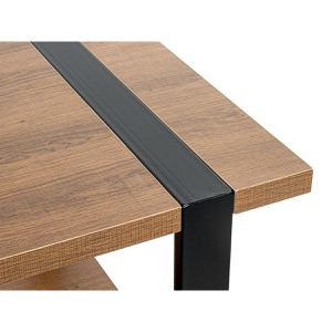 Produktbild für Beistelltisch Haku-Möbel 47177, Saragossa 4, eiche / schwarz