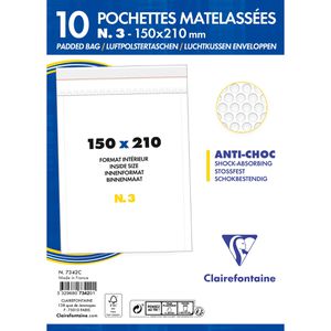 Produktbild für Luftpolstertaschen Clairefontaine 7342C für DIN A6