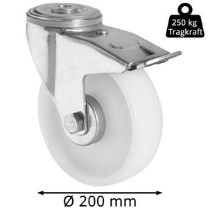 Produktbild für Schwerlastrolle CASCOO Serie N0N0, Lenkrolle
