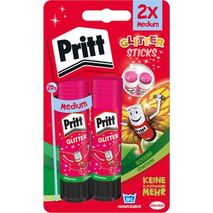 Produktbild für Klebestift Pritt Glitter Sticks, PPST2, 20g