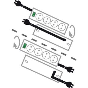 Produktbild für Steckdosenleiste Brennenstuhl Primera-Line, 1,5m