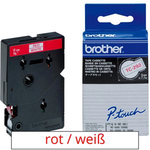 Produktbild für Schriftband Brother TC-292, 9mm