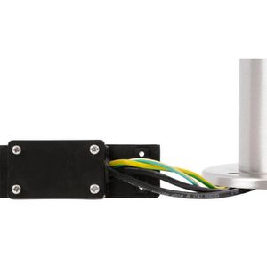 Produktbild für Gartensteckdose Heitronic Tokio, silber, anschraubbar