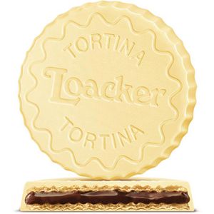 Produktbild für Waffeln Loacker Tortina White, Waffeltörtchen