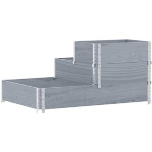 Produktbild für Palettenaufsatz vidaXL 4010315, grau, Holz