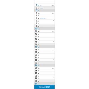 Produktbild für Streifenkalender Alpha 111700, Streifenplaner, blau