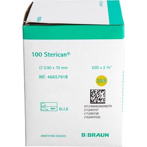 Produktbild für Kanülen B.Braun Sterican, 100 Stück