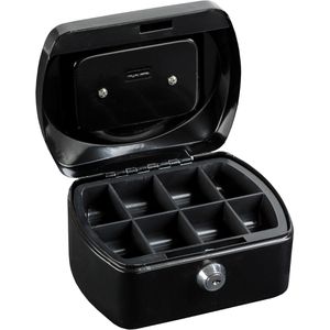 Produktbild für Geldkassette Idena 6 Zoll, 50025, Zylinderschloss