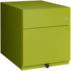Produktbild für Rollcontainer Bisley Note, aus Metall, grün