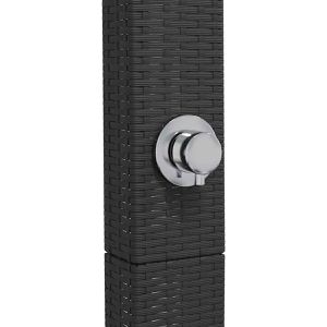 Produktbild für Gartendusche vidaXL 368206, Kaltwasserdusche, schwarz