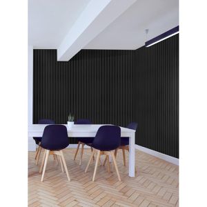 Produktbild für Akustikpaneel Kosche DecoLine, matt schwarz