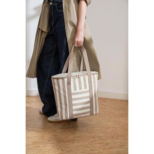 Produktbild für Kühltasche Reisenthel Thermoshopper summerstripes coffee, 15 L