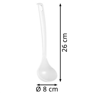 Produktbild für Schöpflöffel Fackelmann Blanca, 24299, Kunststoff
