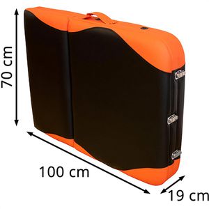 Produktbild für Massageliege Teqler Sentosa, aus Aluminium, klappbar