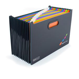 Fächermappe RAPESCO SupaFile Plus 1552 A4+ schwarz