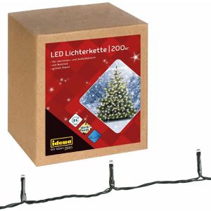 Lichterkette Idena 31869, 200 LED, innen + außen