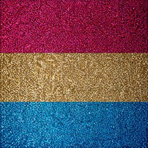 Produktbild für Washi-Tape Folia 28502 Glitzer, pink, gold, hellblau