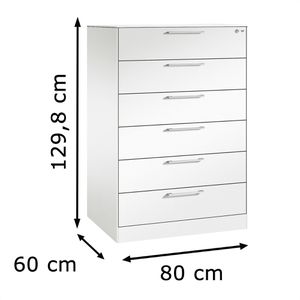 Produktbild für Karteischrank CP-Möbel Asisto C3000, für DIN A5