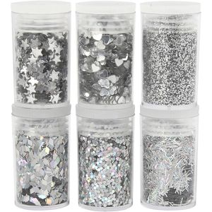 Produktbild für Glitzer Creativ-Company Bio Sparkles &amp; Pailletten, silber