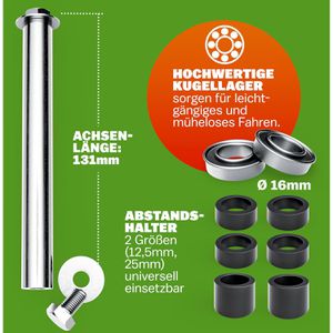 Produktbild für Schubkarrenrad Gardebruk 4.80/4.00-8, pannensicher Vollgummi