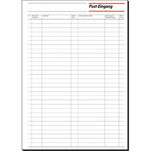 Produktbild für Post-Ein-/Ausgangsbuch Sigel PG415, A4