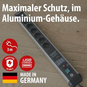 Produktbild für Steckdosenleiste Brennenstuhl Premium Protect, 3m