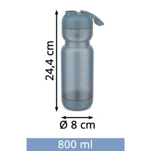 Produktbild für Protein-Shaker Mepal Shaker Sport aus Kunststoff, Frost blue