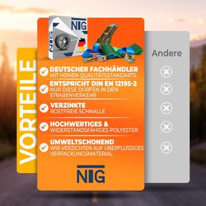 Produktbild für Spanngurt NTG für Autotransporte, mit Wirbelhaken und Ratsche