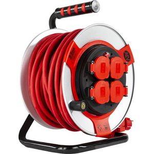 Produktbild für Kabeltrommel REV-Ritter rot, 25m
