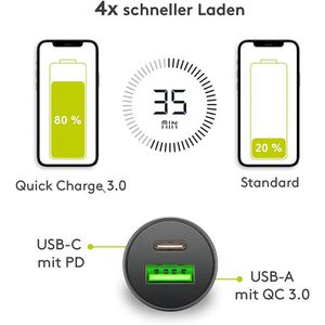 Produktbild für USB-Zigarettenanzünder-Adapter Goobay 59521