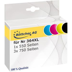 Produktbild für Tinte Böttcher-AG für HP 364XL Multipack