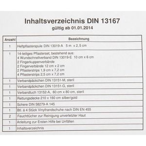 Produktbild für Erste-Hilfe-Tasche Leina-Werke Kraftrad Typ II