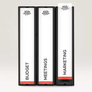 Produktbild für Rückenschilder Zweckform C32267-10, weiß