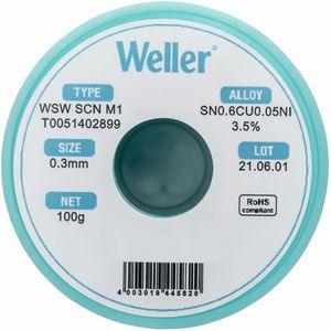Produktbild für Lötzinn Weller T0051402899, Flussmittel, bleifrei