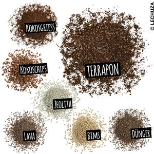 Produktbild für Pflanzsubstrat Lechuza TERRAPON 19571, 6 Liter