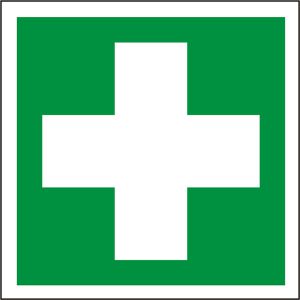 Hinweisschild Abtec ISO 7010 E003, Kunststoff