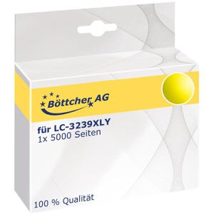 Produktbild für Tinte Böttcher-AG für Brother LC-3239XLY