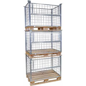 Produktbild für Palettenaufsatz HMH 1200CS1, verzinkter Stahl