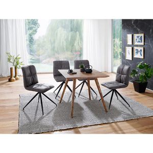 Produktbild für Esstisch Wohnling WL1.966, Sheesham-Massivholz
