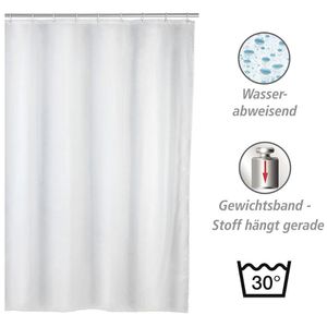 Produktbild für Duschvorhang Wenko Uni, 120 x 200 cm